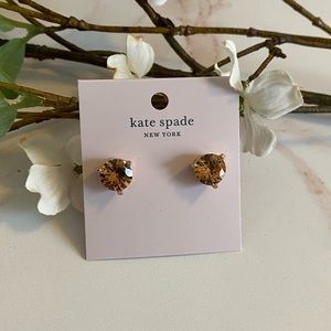 KATE SPADE NWT Light Colorado Rise and Shine Gumdrop Stud Earrings Rose Gold